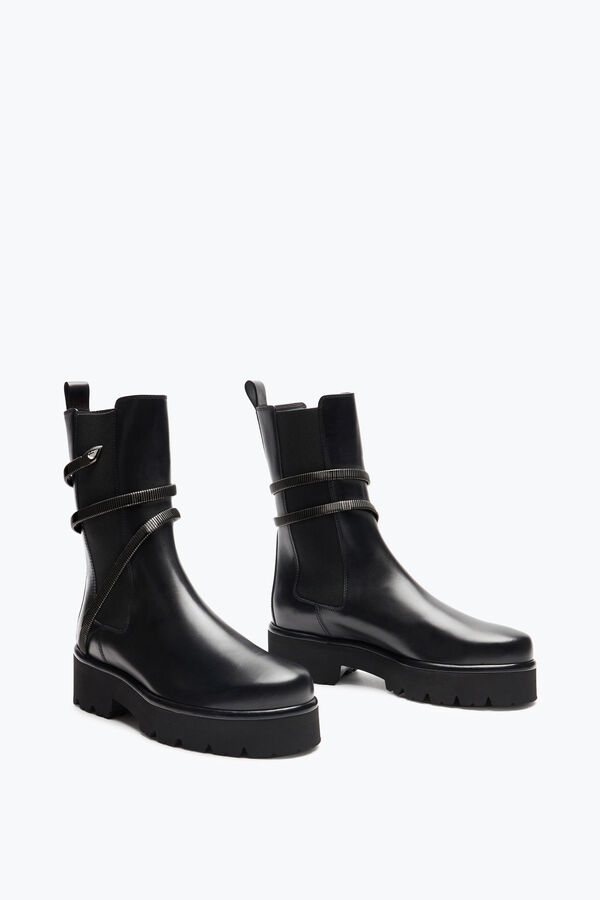 jeweled juniper schwarz biker boot 45 rene caovilla