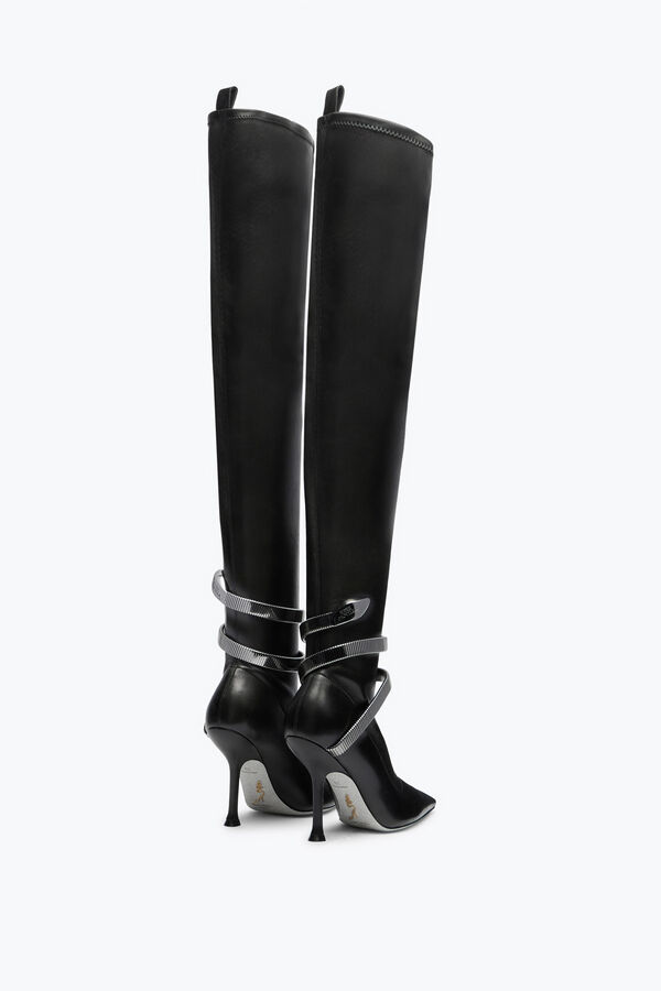 jeweled juniper schwarz cuissard boot-105 rene caovilla