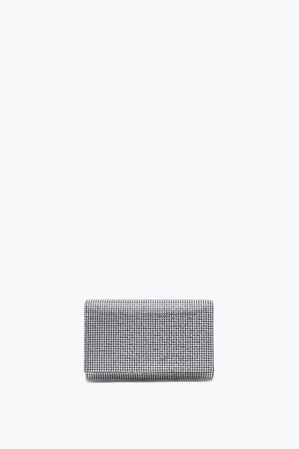 jeweled aida blue-kupplung mit all-over-kristalle rene caovilla