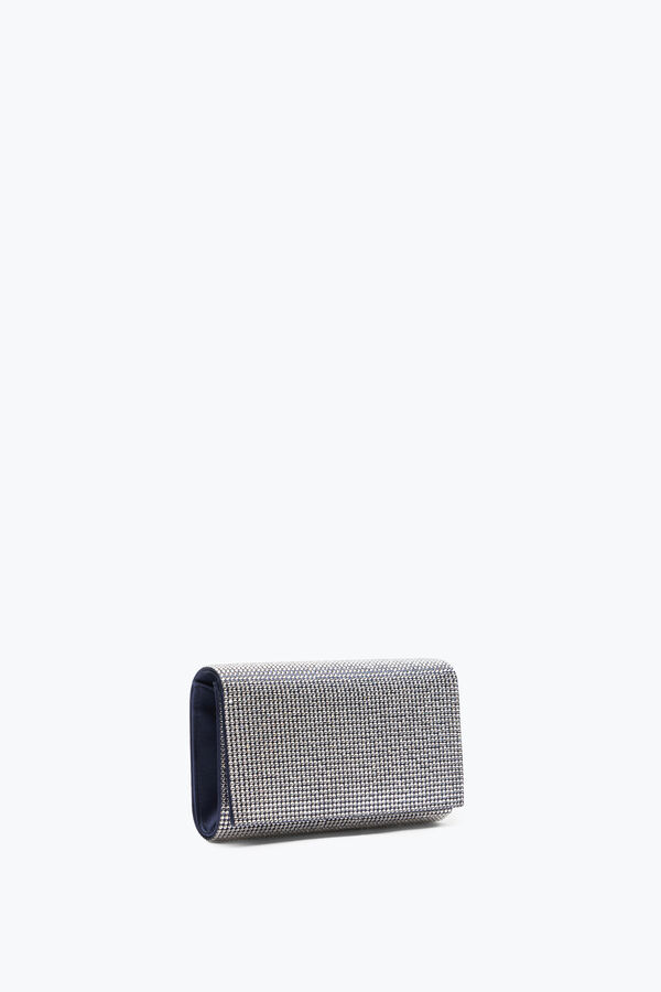 jeweled aida blue-kupplung mit all-over-kristalle rene caovilla