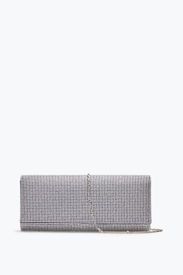 jeweled zafira blue clutch mit all-over-kristalle rene caovilla