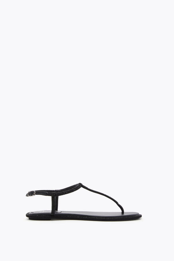 jeweled diana crystal black sandal 10 rene caovilla
