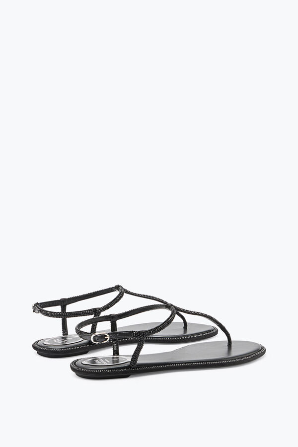 jeweled diana crystal black sandal 10 rene caovilla