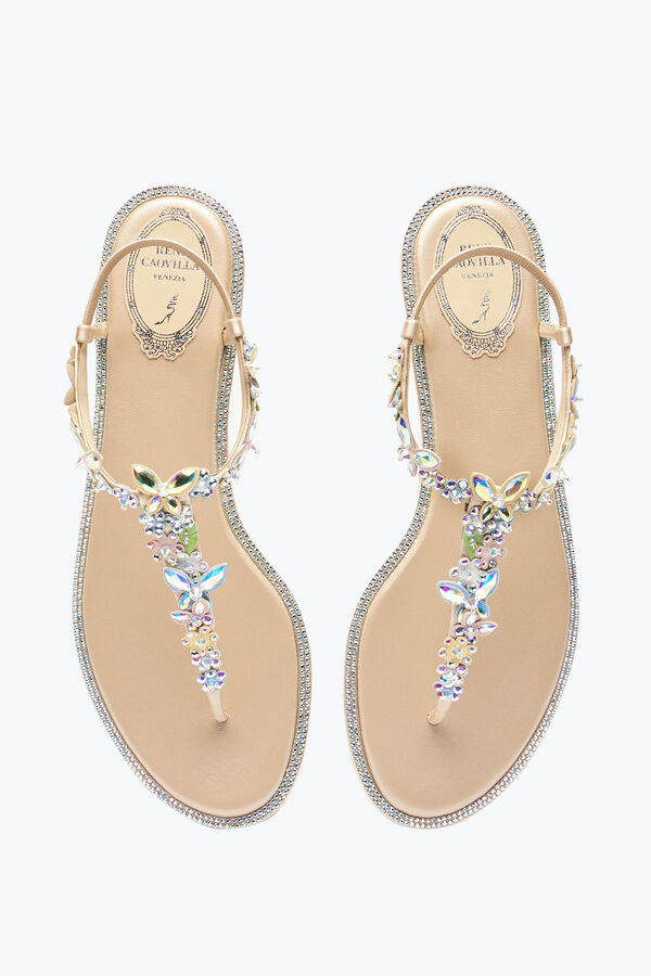 jeweled eden nude thong sandal 10 rene caovilla