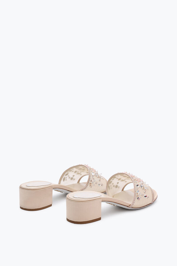 jeweled cinderella nude mule 40 rene caovilla