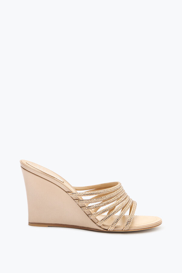 jeweled full trim powder pink mule 80 rene caovilla