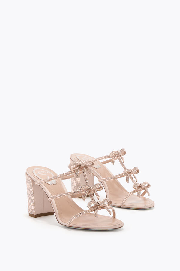jeweled caterina blush pink mule 80 rene caovilla