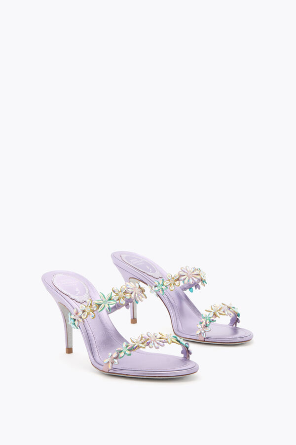 jeweled eva flieder mule 80 rene caovilla