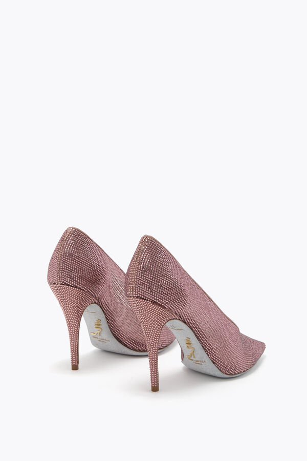 jeweled jinny blush pink pump 100 rene caovilla