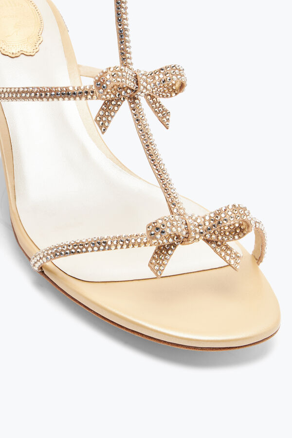 jeweled caterina crystal beige sandale 40 rene caovilla