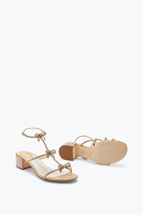 jeweled caterina crystal beige sandale 40 rene caovilla