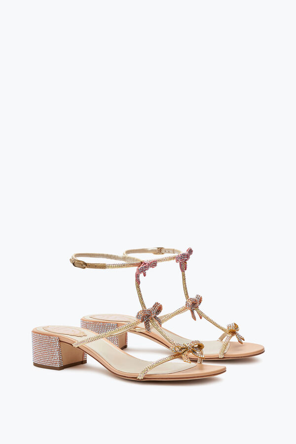 jeweled sandalen mit knöchel schnürsenkel caterina rene caovilla