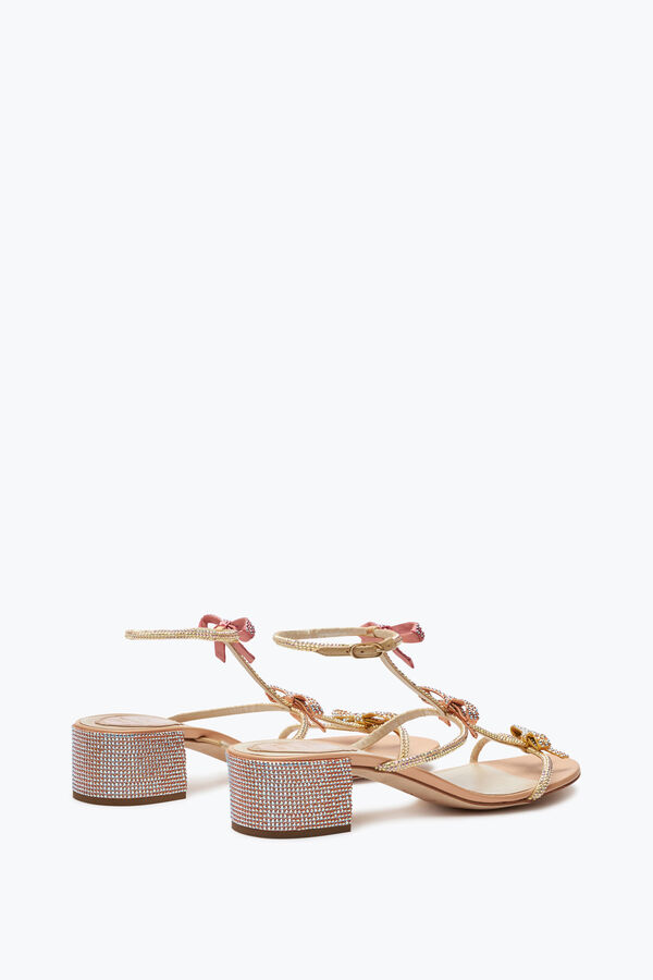 jeweled sandalen mit knöchel schnürsenkel caterina rene caovilla