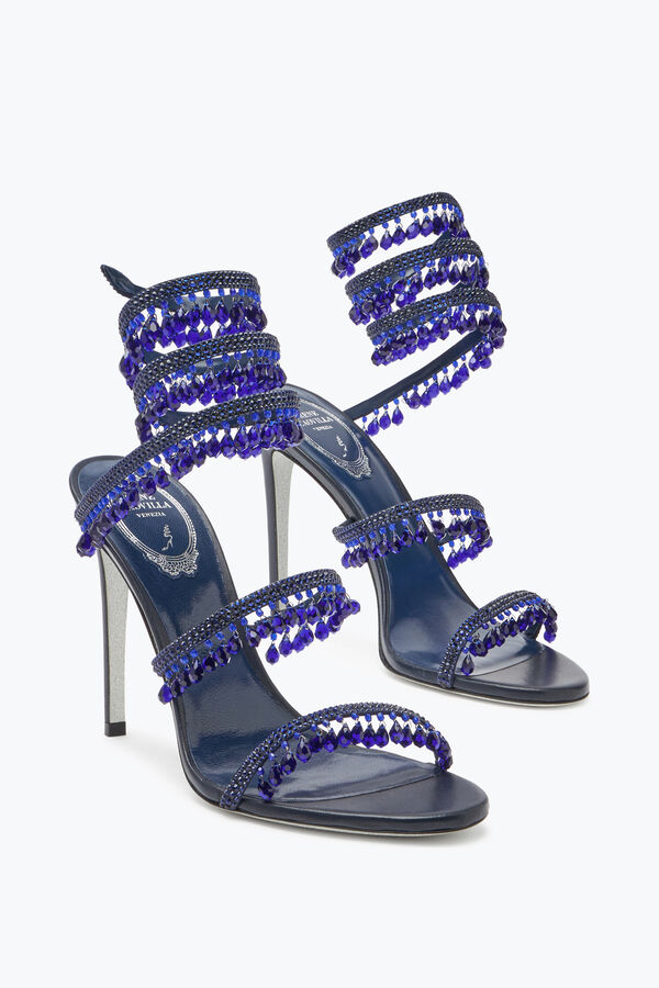 jeweled kronleuchter indigo sandale 105 rene caovilla
