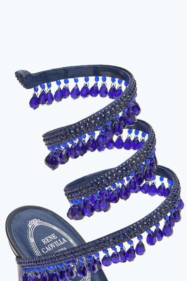 jeweled kronleuchter indigo sandale 105 rene caovilla