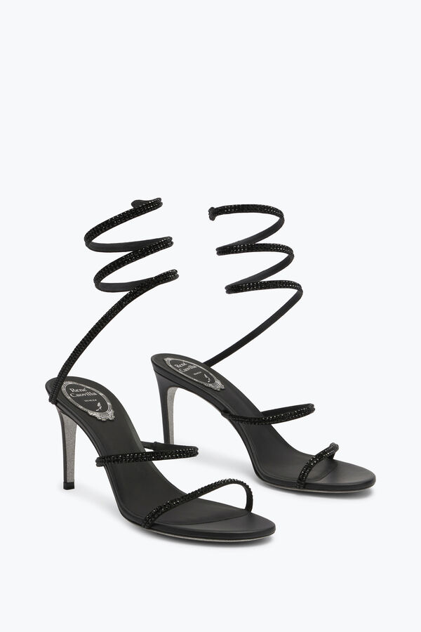 jeweled dünne betuchte sandalen cleo rene caovilla