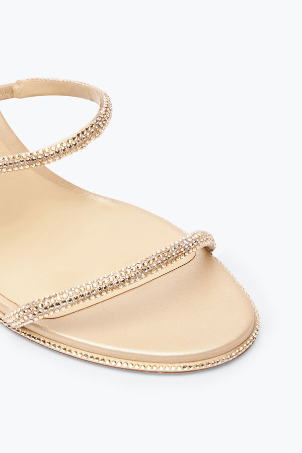 jeweled cleo neutral sandal 80 rene caovilla