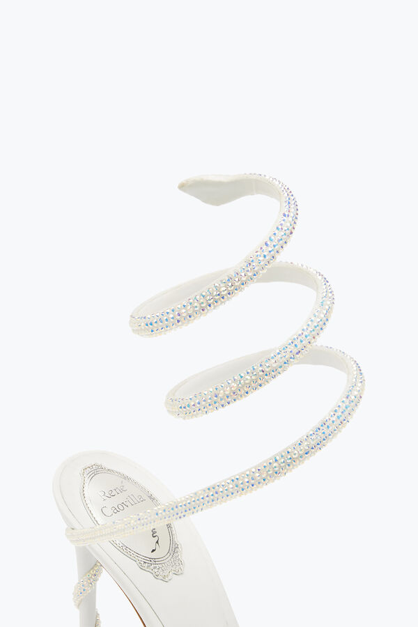 jeweled margot swarovski weiße sandale jewel rene caovilla