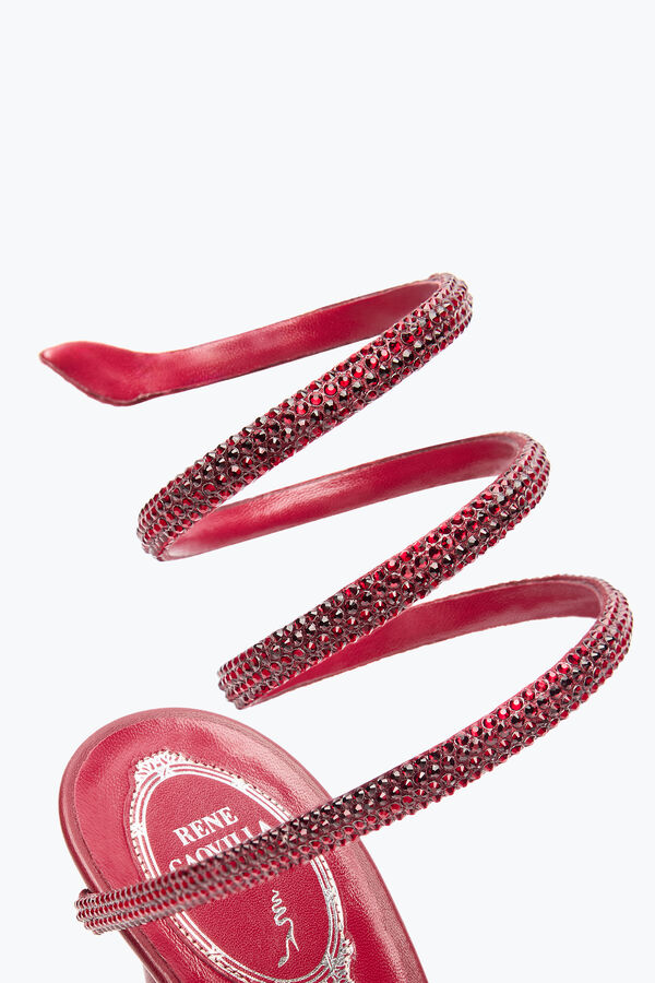 jeweled margot burgund sandal 105 rene caovilla