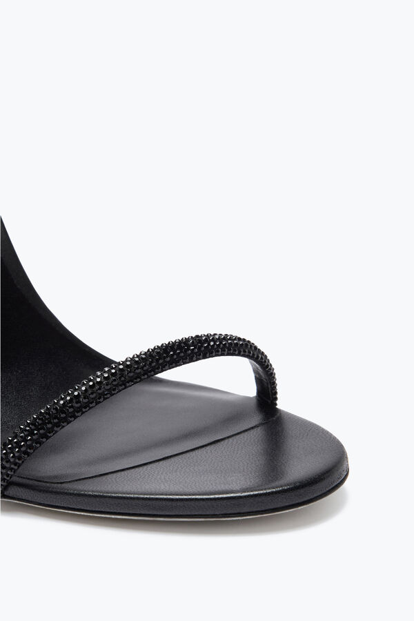 jeweled ellabrita crystal black sandal 105 rene caovilla