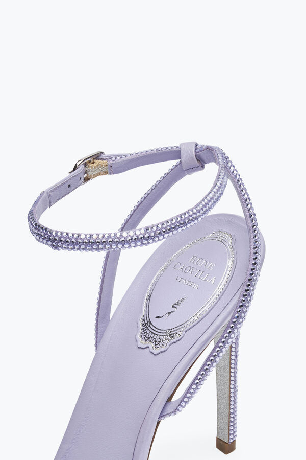 jeweled ellabrita kristall lavendel sandelholz 105 rene caovilla