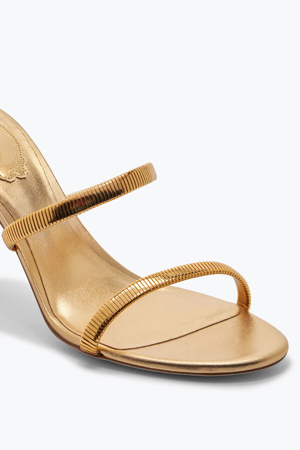 jeweled juniper metallic gold sandale 80 rene caovilla