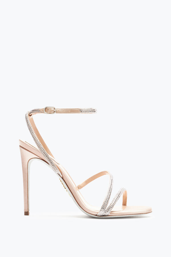 jeweled irina nude-sandalen mit kristallen 105 rene caovilla