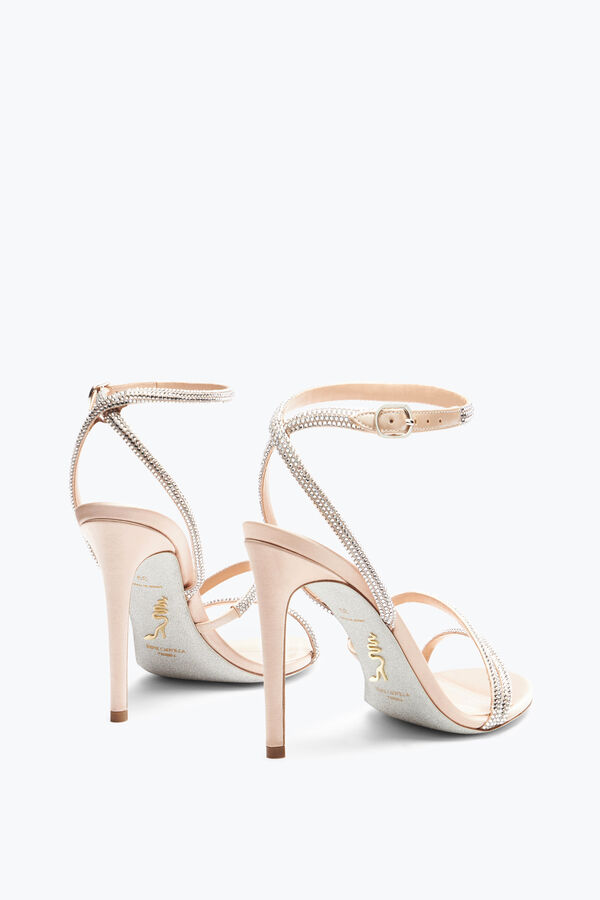 jeweled irina nude-sandalen mit kristallen 105 rene caovilla