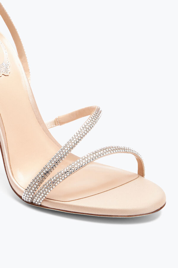 jeweled irina nude-sandalen mit kristallen 105 rene caovilla