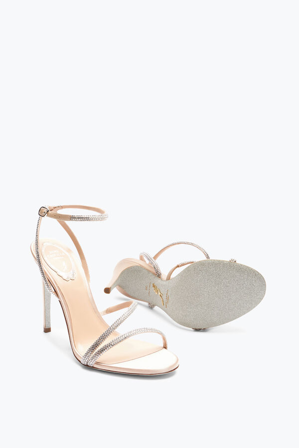 jeweled irina nude-sandalen mit kristallen 105 rene caovilla