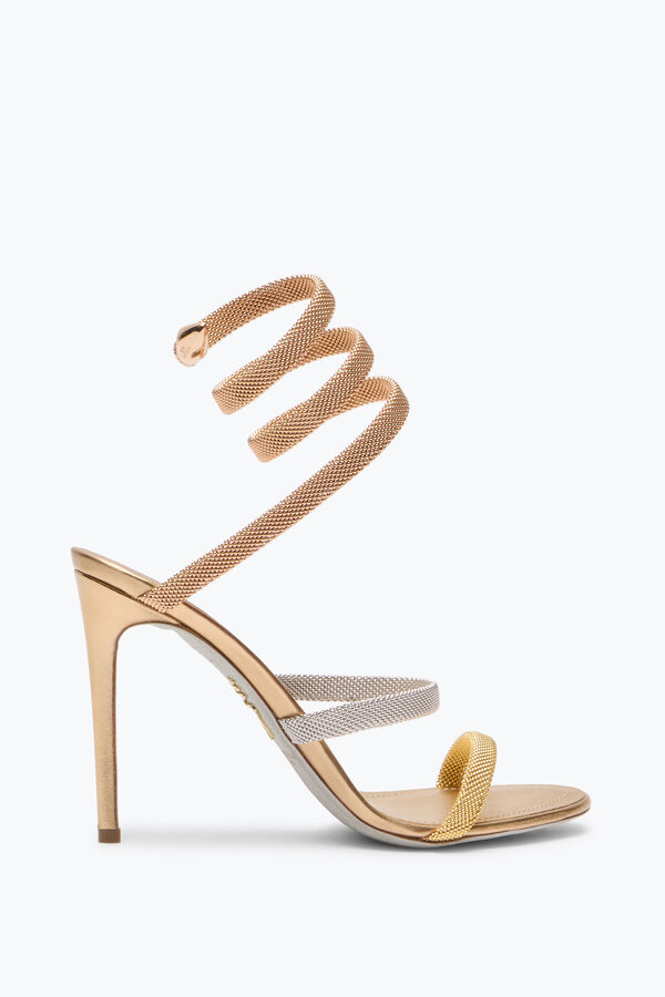 jeweled trigold cleo drei-getönten sandal 105 rene caovilla