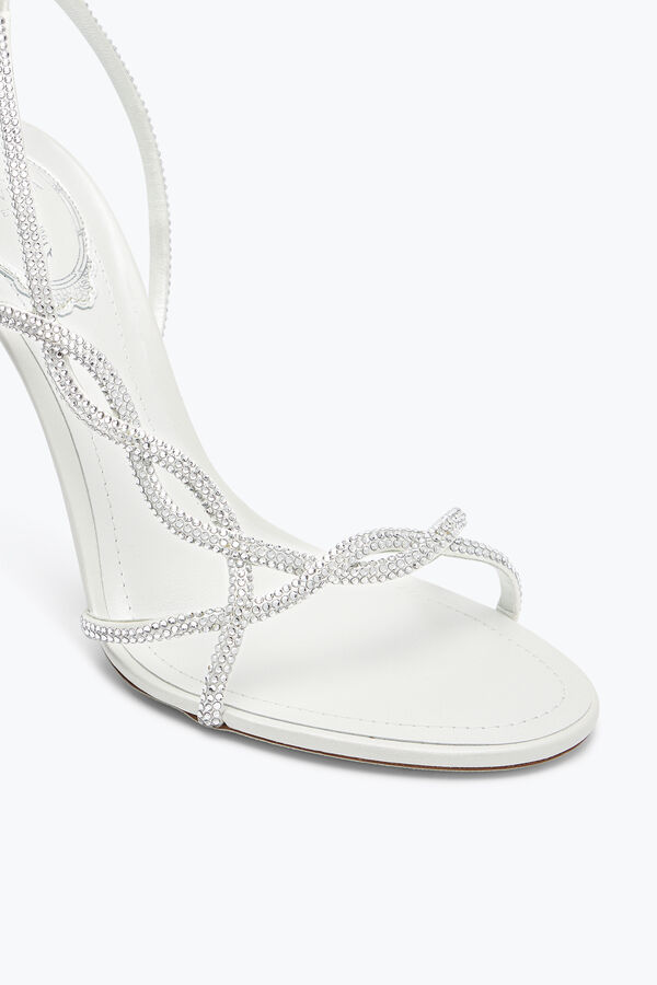 jeweled braid ivory sandal 105 rene caovilla