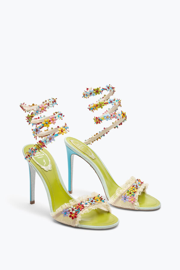 jeweled bloom sandale 105 rene caovilla
