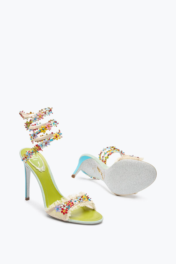 jeweled bloom sandale 105 rene caovilla