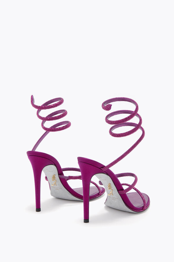 jeweled cleo porpora sandal 105 rene caovilla