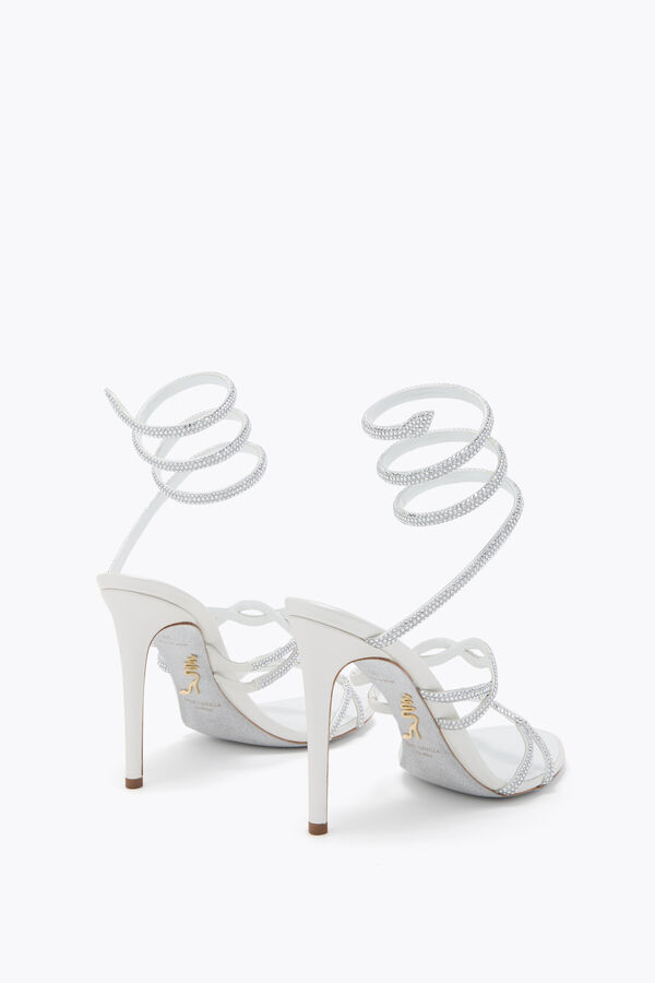jeweled braid cleo ivory sandal 105 rene caovilla