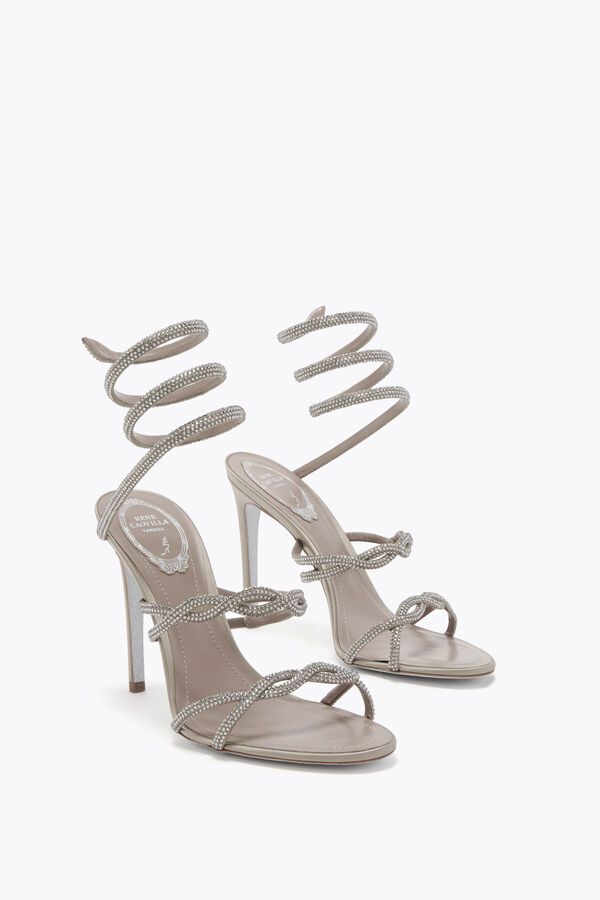 jeweled braid cleo dove grau sandale 105 rene caovilla