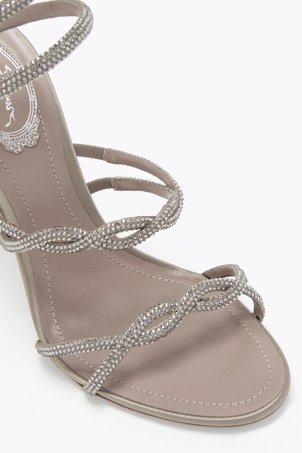 jeweled braid cleo dove grau sandale 105 rene caovilla