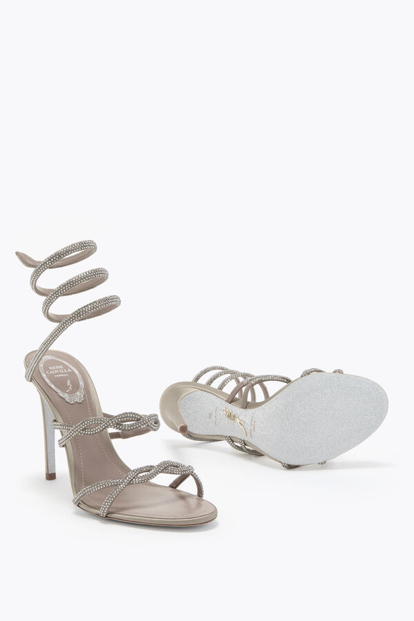 jeweled braid cleo dove grau sandale 105 rene caovilla