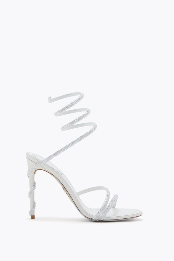 jeweled margot silber sandale 105 rene caovilla