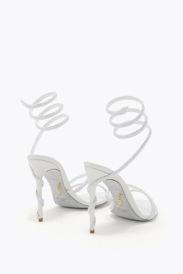 jeweled margot silber sandale 105 rene caovilla