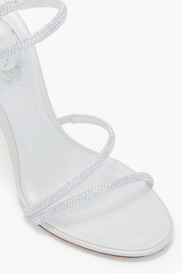 jeweled margot silber sandale 105 rene caovilla