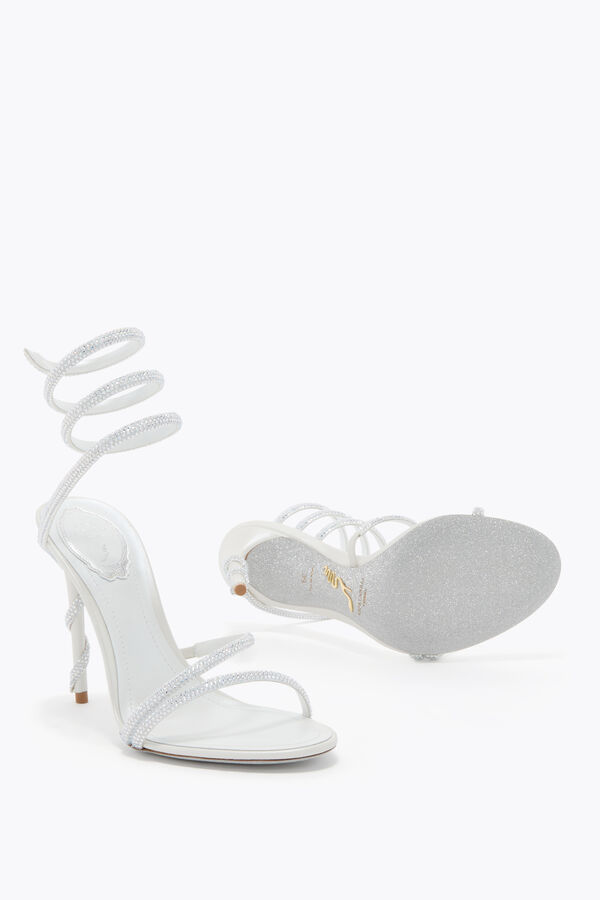 jeweled margot silber sandale 105 rene caovilla