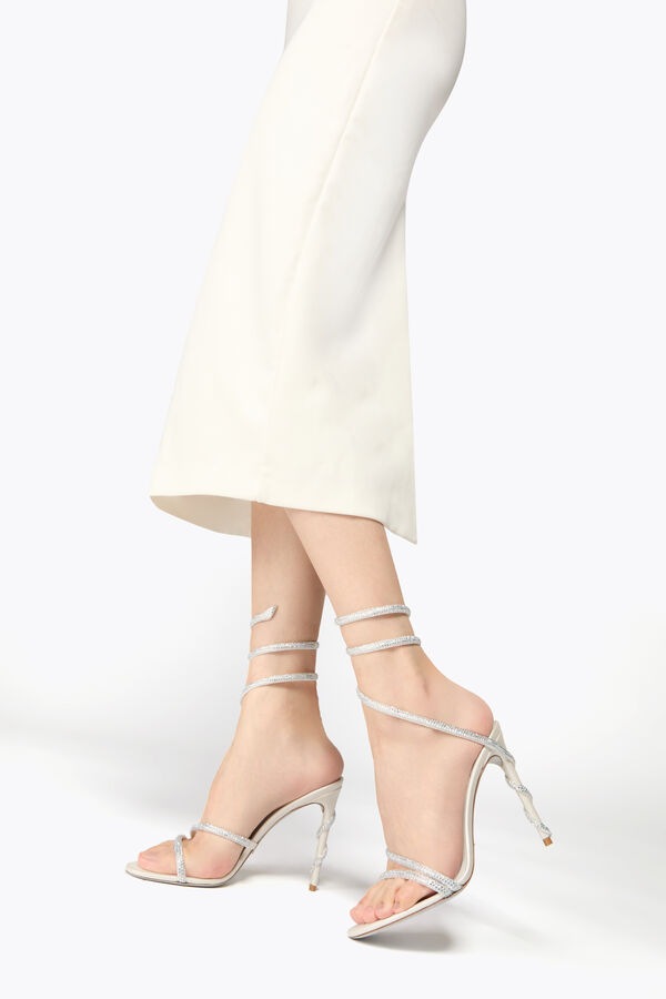 jeweled margot silber sandale 105 rene caovilla
