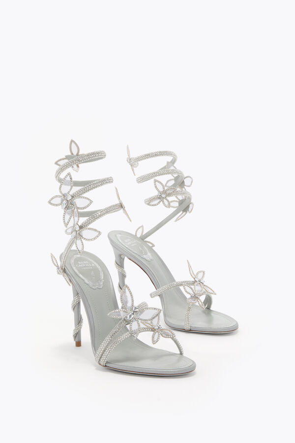 jeweled margot silber metallic sandal 105 rene caovilla