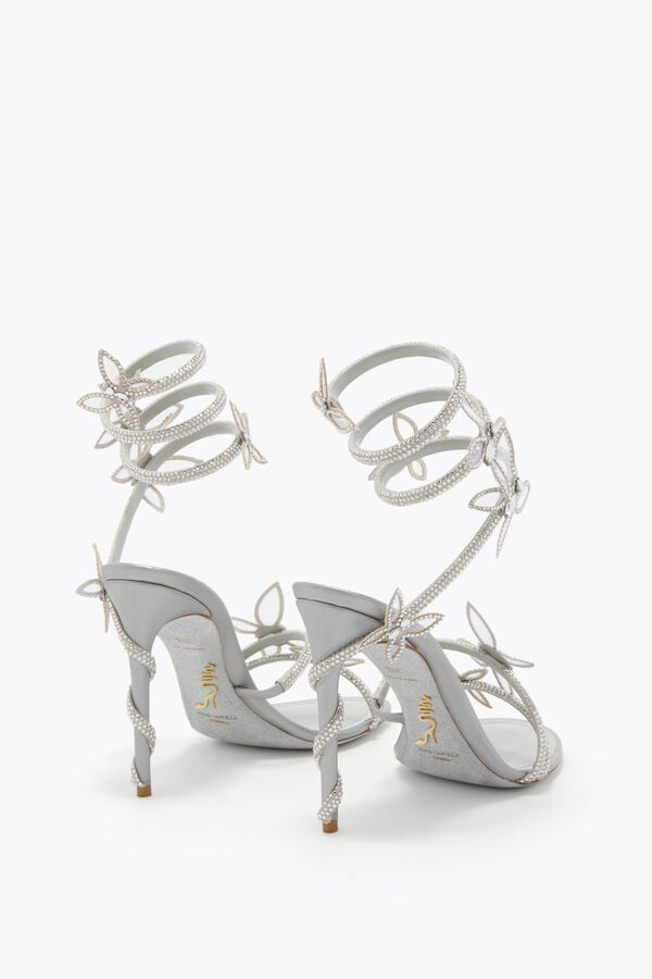 jeweled margot silber metallic sandal 105 rene caovilla