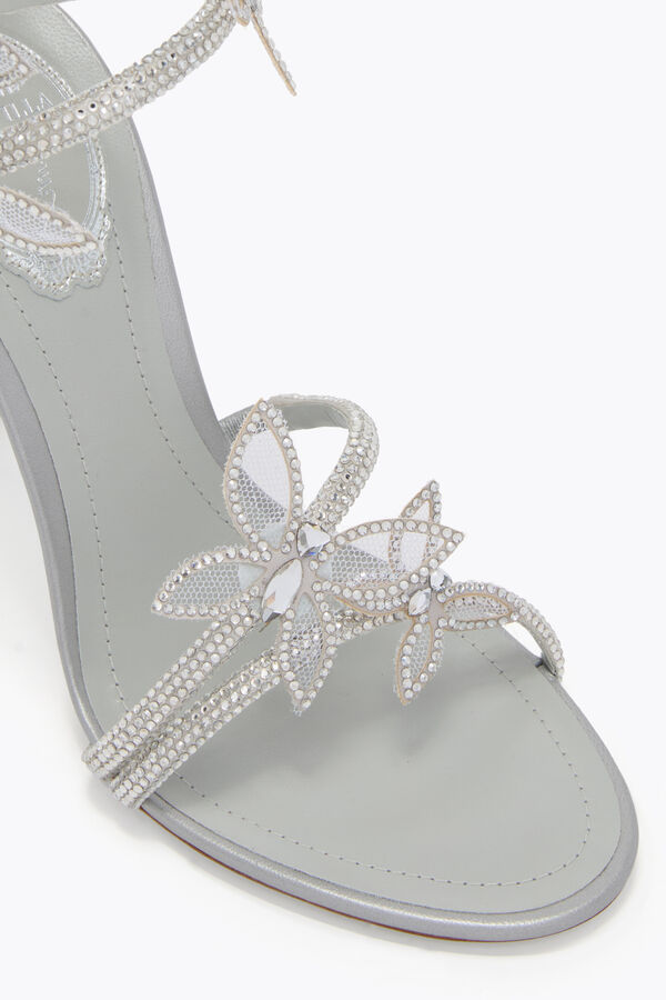 jeweled margot silber metallic sandal 105 rene caovilla