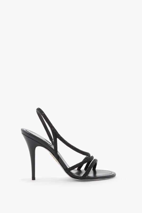 jeweled erin schwarz sandale 100 rene caovilla