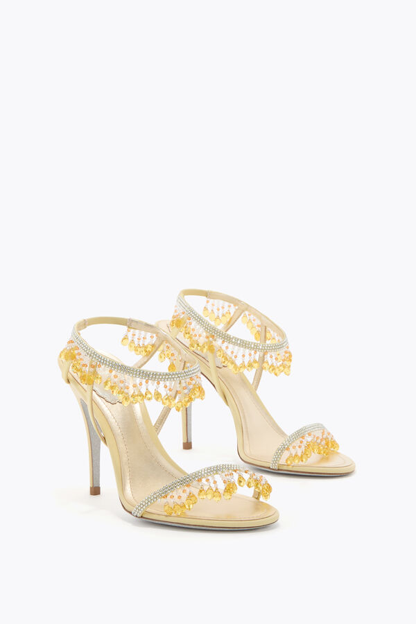 jeweled jahanara pastell gelb sandale 100 rene caovilla