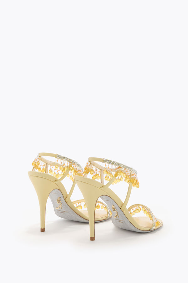 jeweled jahanara pastell gelb sandale 100 rene caovilla